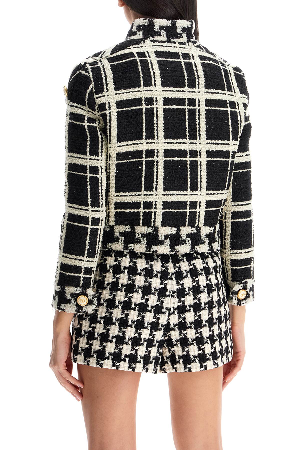 Valentino Garavani "macro check tweed jacket for - VivaceVenus