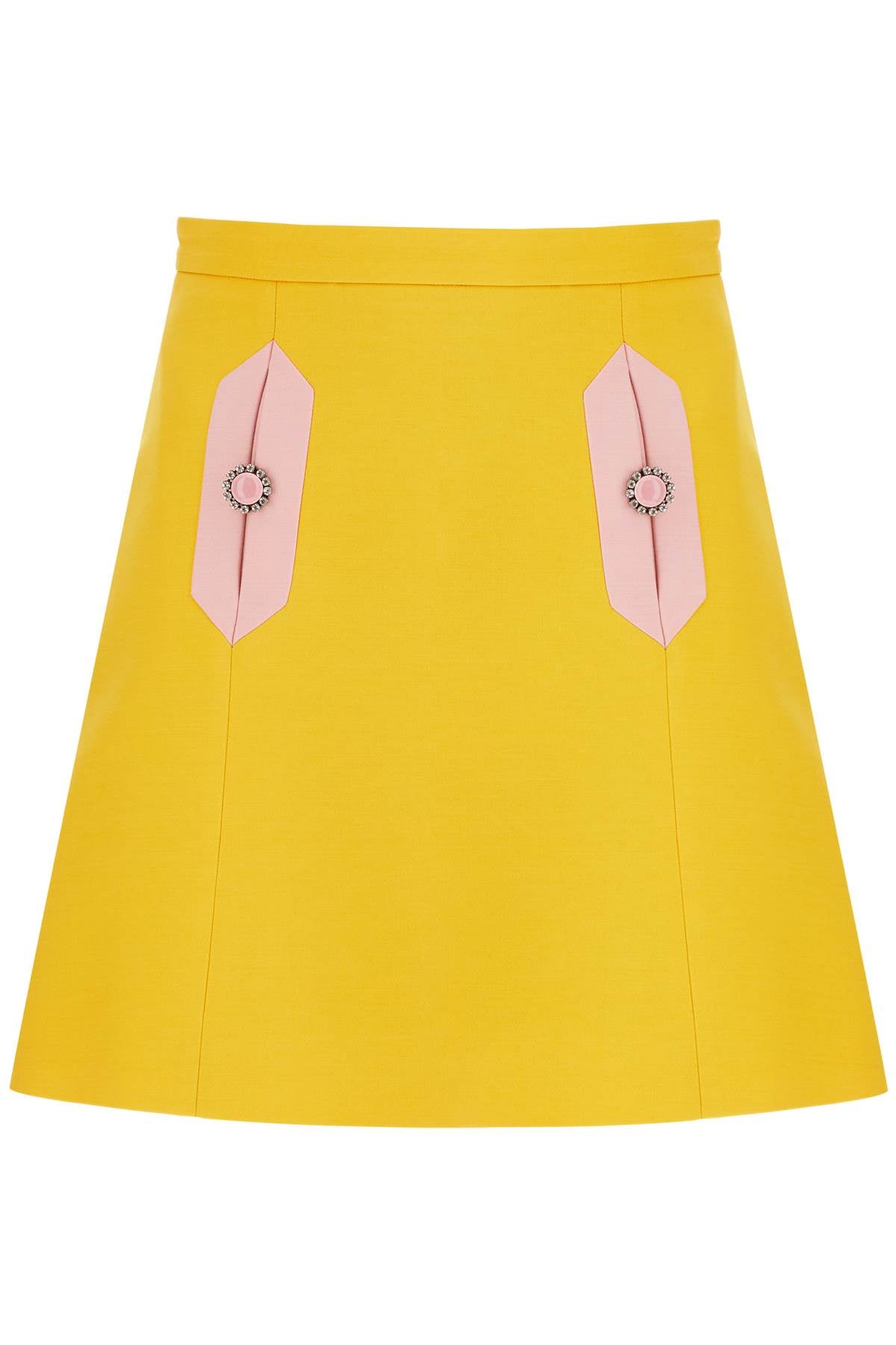 Valentino Garavani wool and silk mini skirt - VivaceVenus