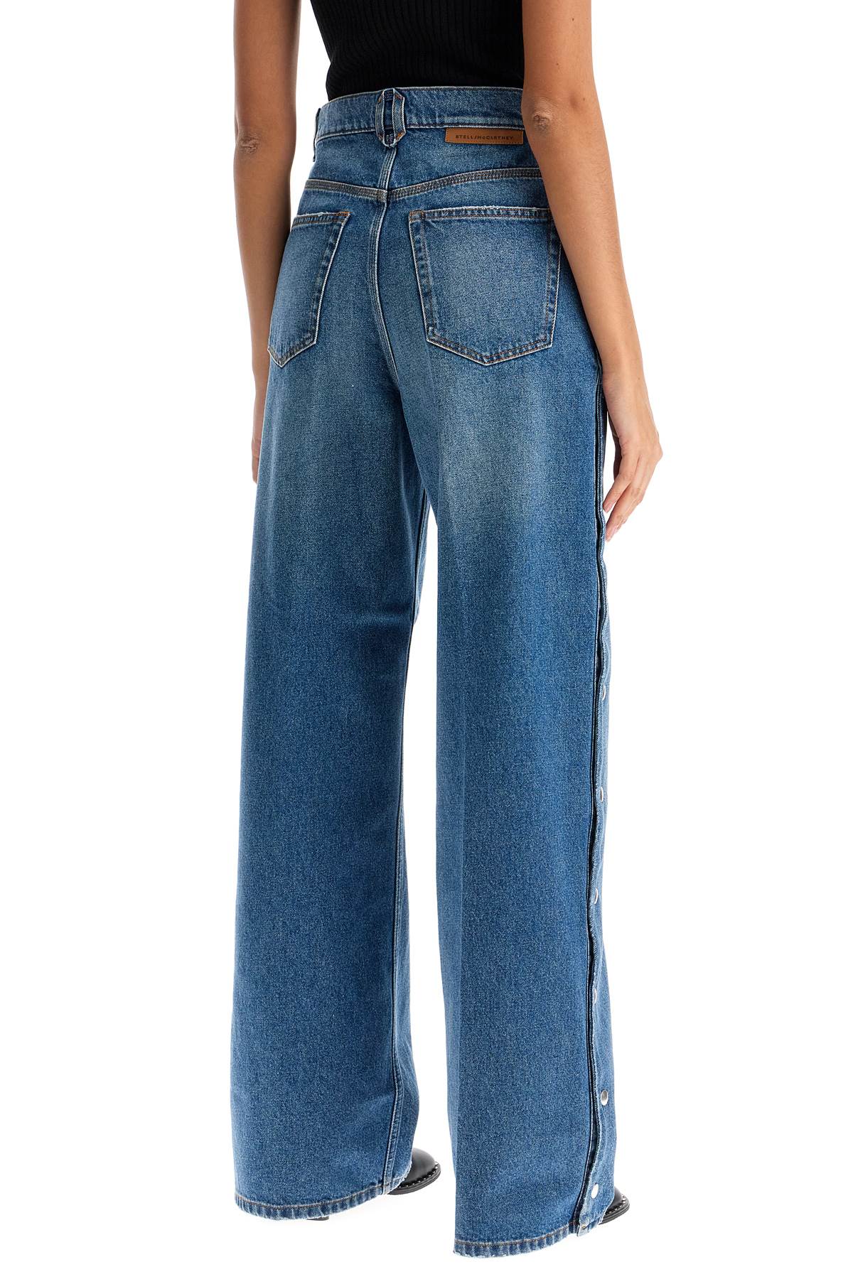 Stella McCartney buttoned ripped jeans with sl - VivaceVenus