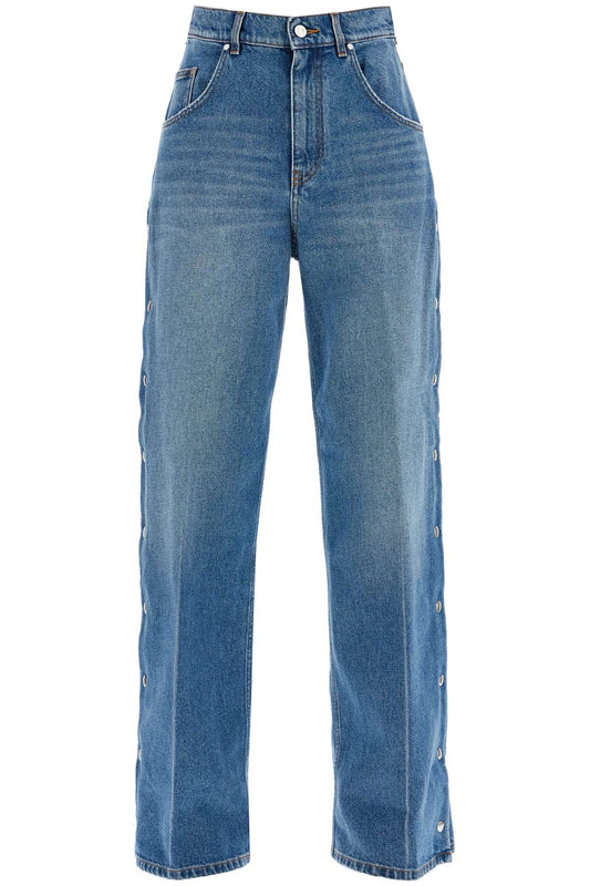 Stella McCartney buttoned ripped jeans with sl - VivaceVenus