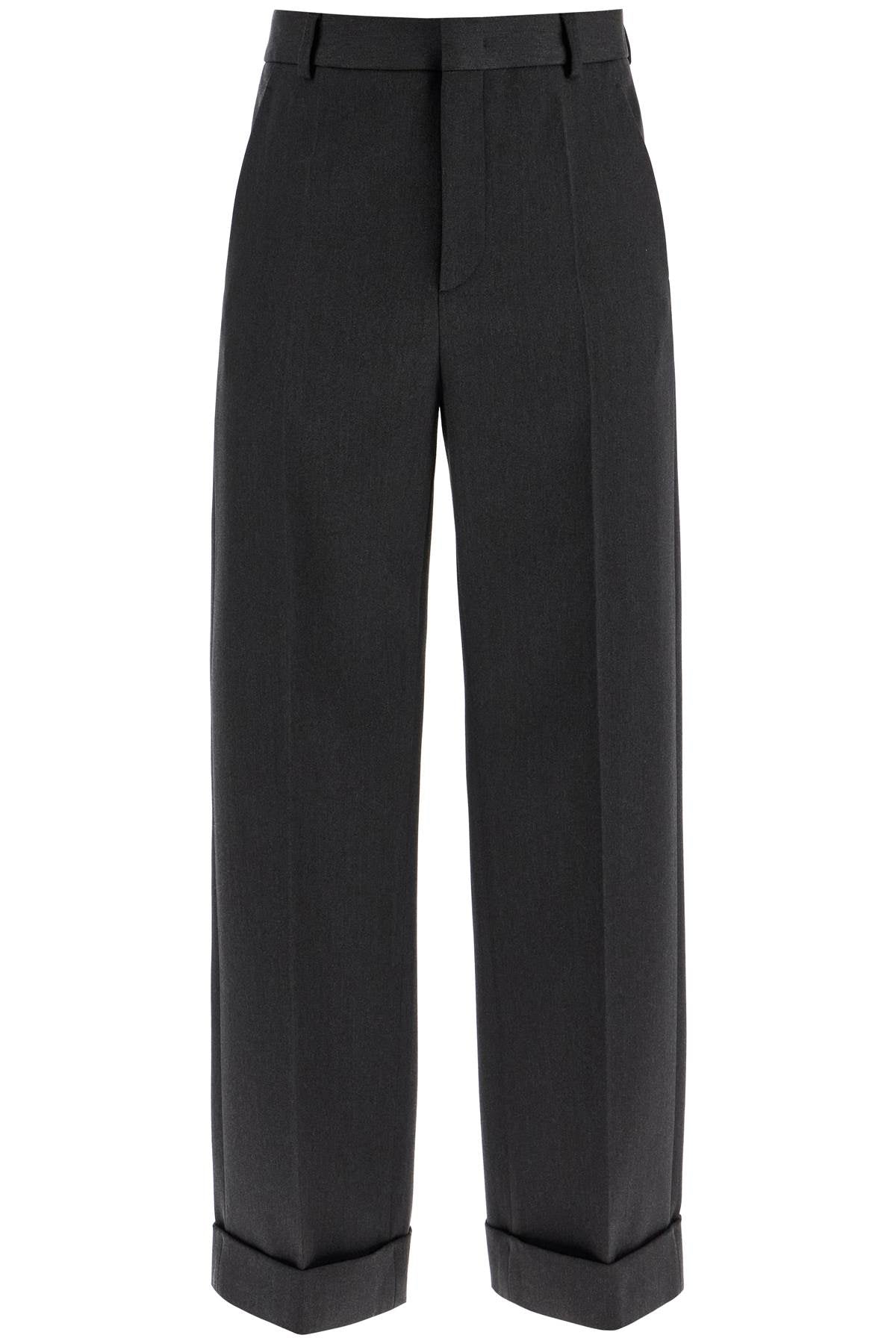 Valentino Garavani 'grain de poudre trousers with - VivaceVenus