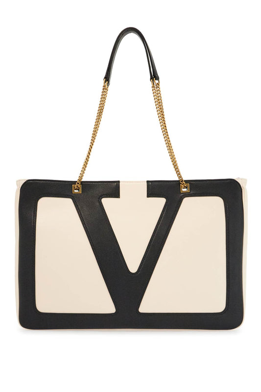 Valentino Garavani large white chain tote bag - VivaceVenus