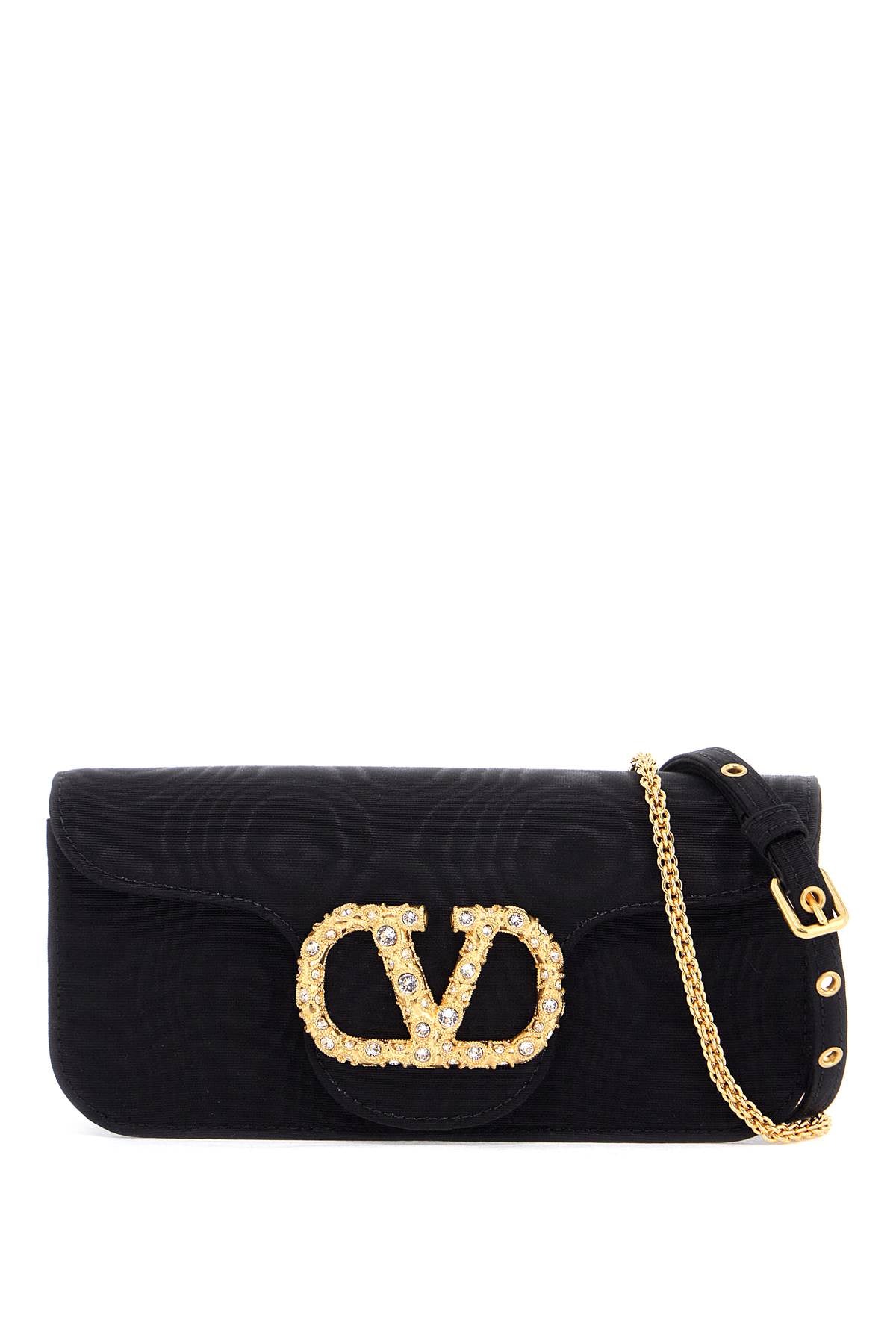 Valentino Garavani locò clutch in moire fabric - VivaceVenus