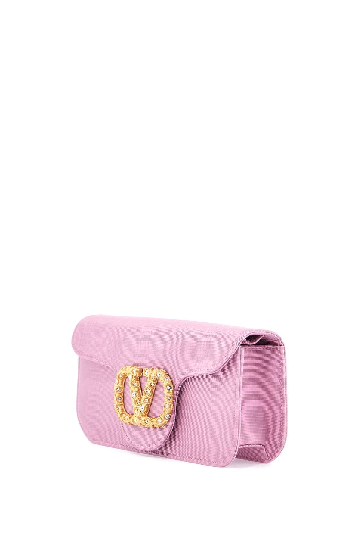 Valentino Garavani locò clutch in moire fabric - VivaceVenus