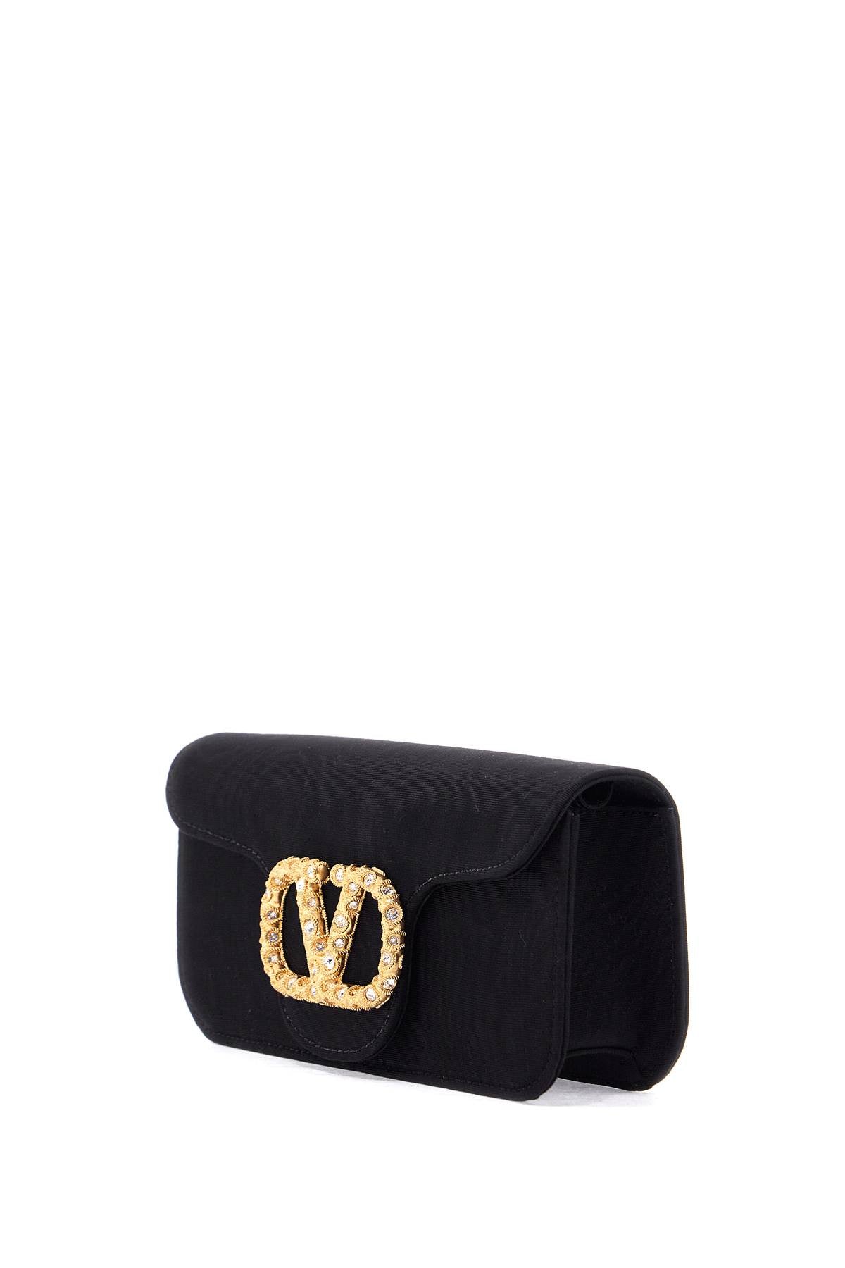 Valentino Garavani locò clutch in moire fabric - VivaceVenus