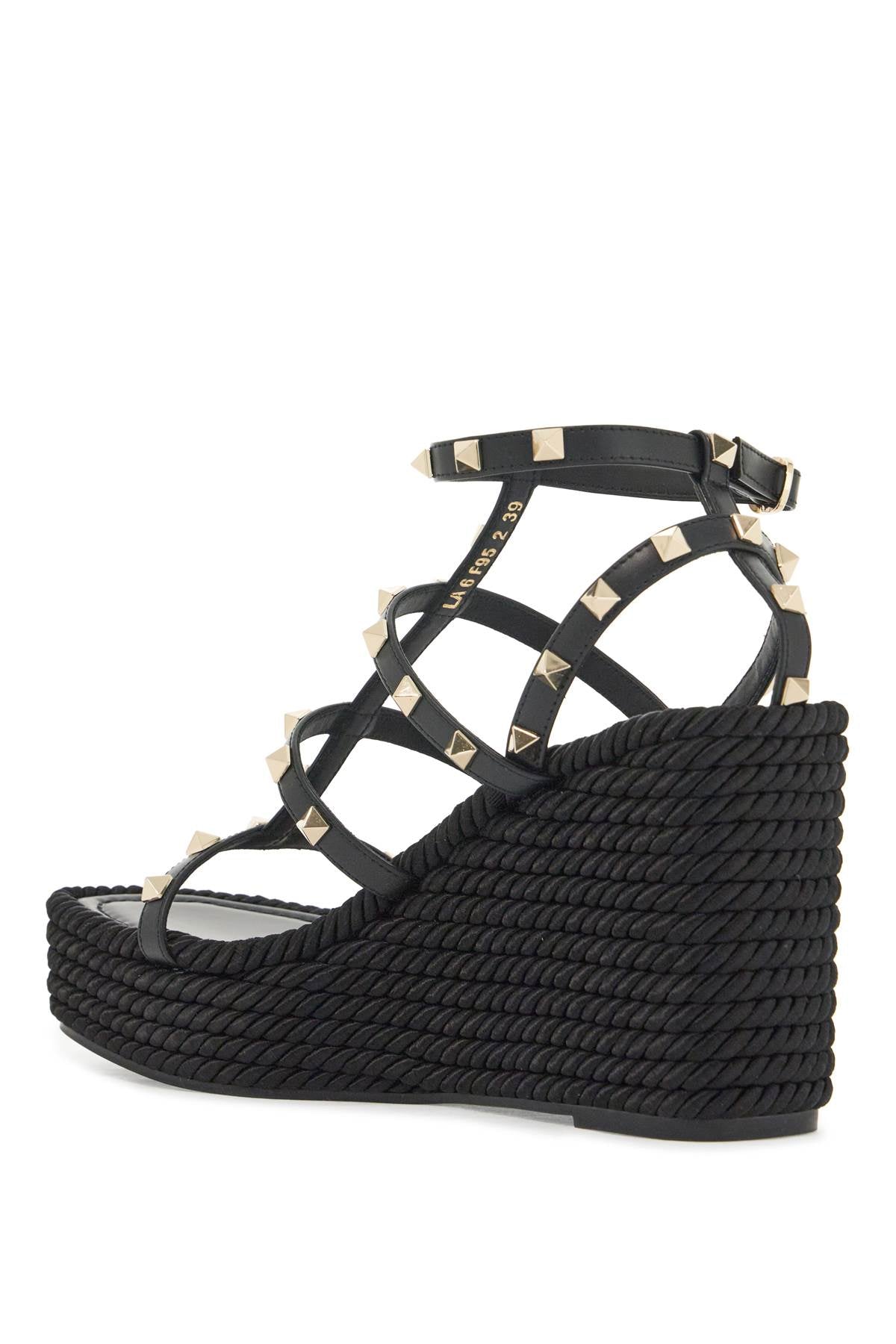 Valentino Garavani rockstud wedge sand - VivaceVenus