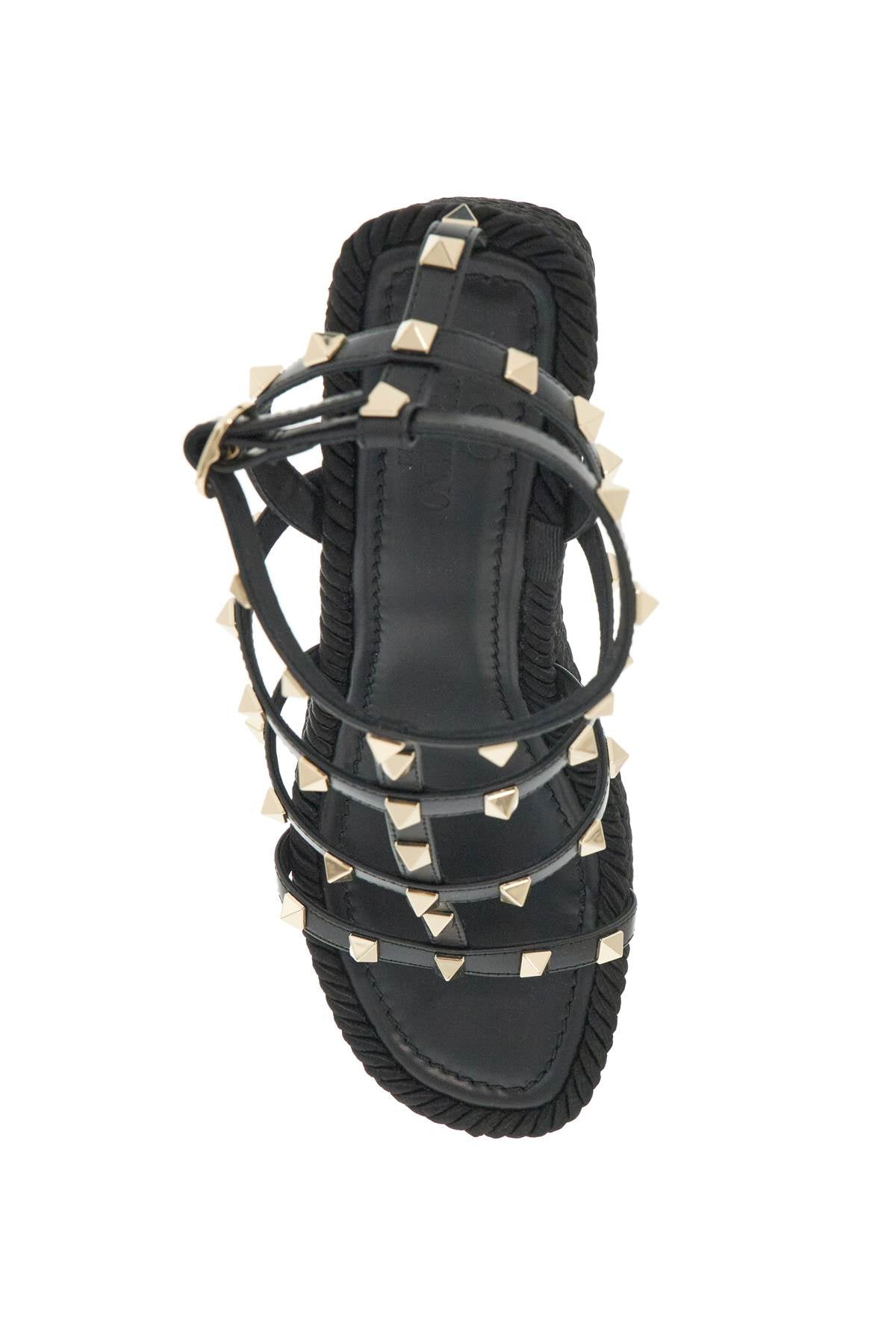 Valentino Garavani rockstud wedge sand - VivaceVenus