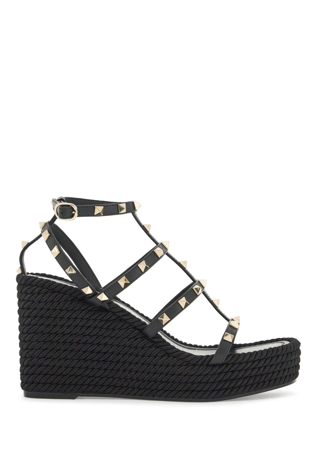 Valentino Garavani rockstud wedge sand - VivaceVenus