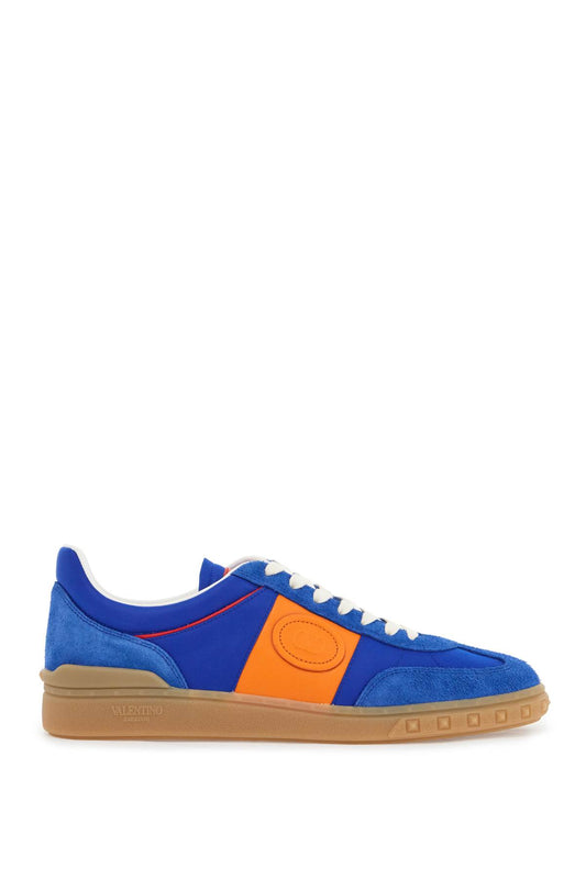 Valentino Garavani suede leather and nylon upvillage sneakers - VivaceVenus