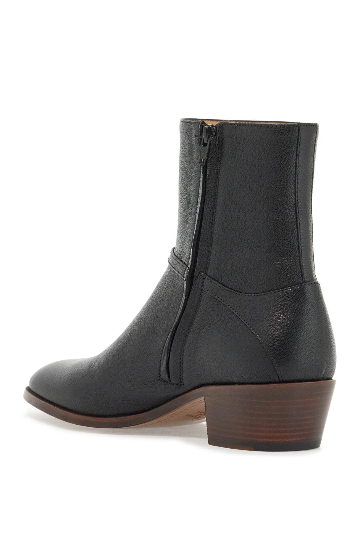 Valentino Garavani leather pat ankle boots - VivaceVenus