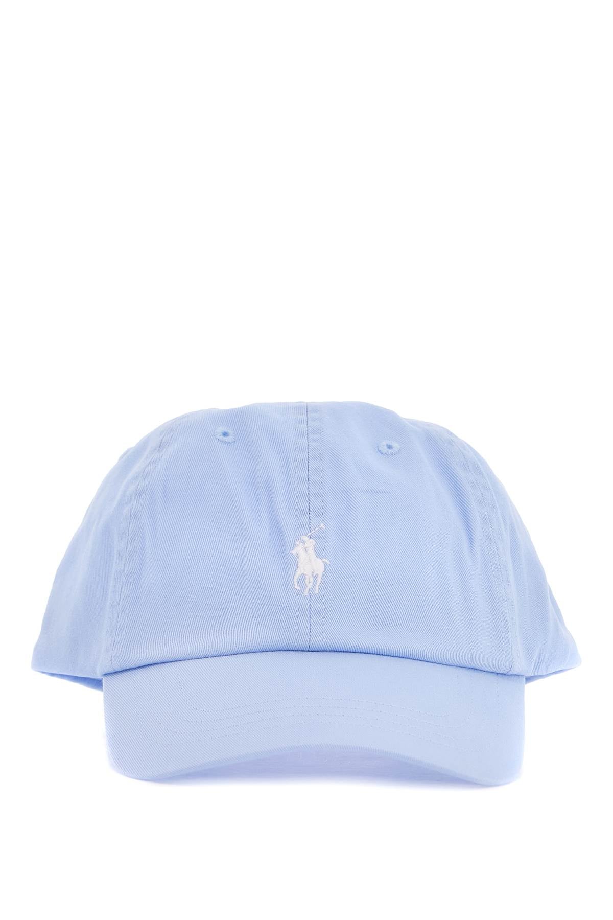 Polo Ralph Lauren light blue cotton hat with horse logo - VivaceVenus