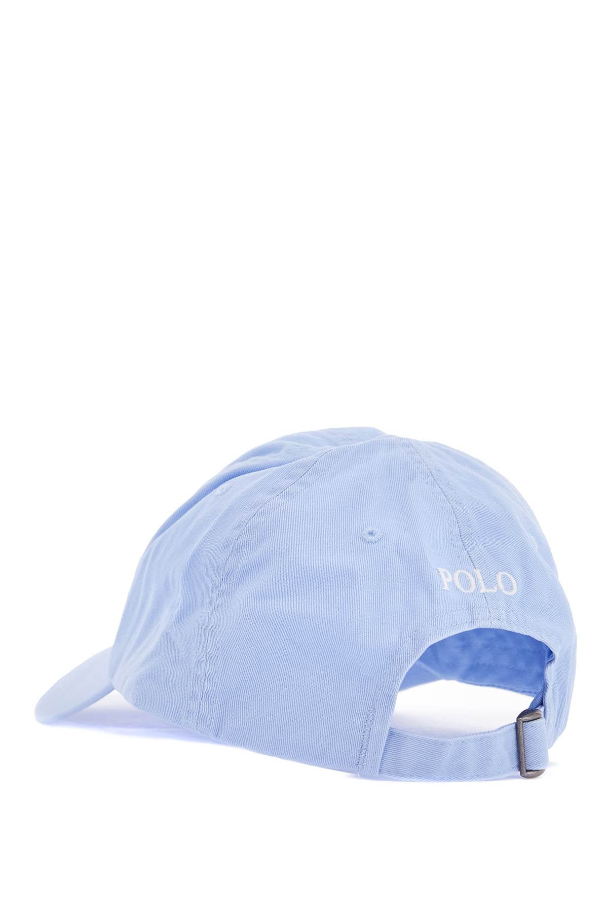 Polo Ralph Lauren light blue cotton hat with horse logo - VivaceVenus