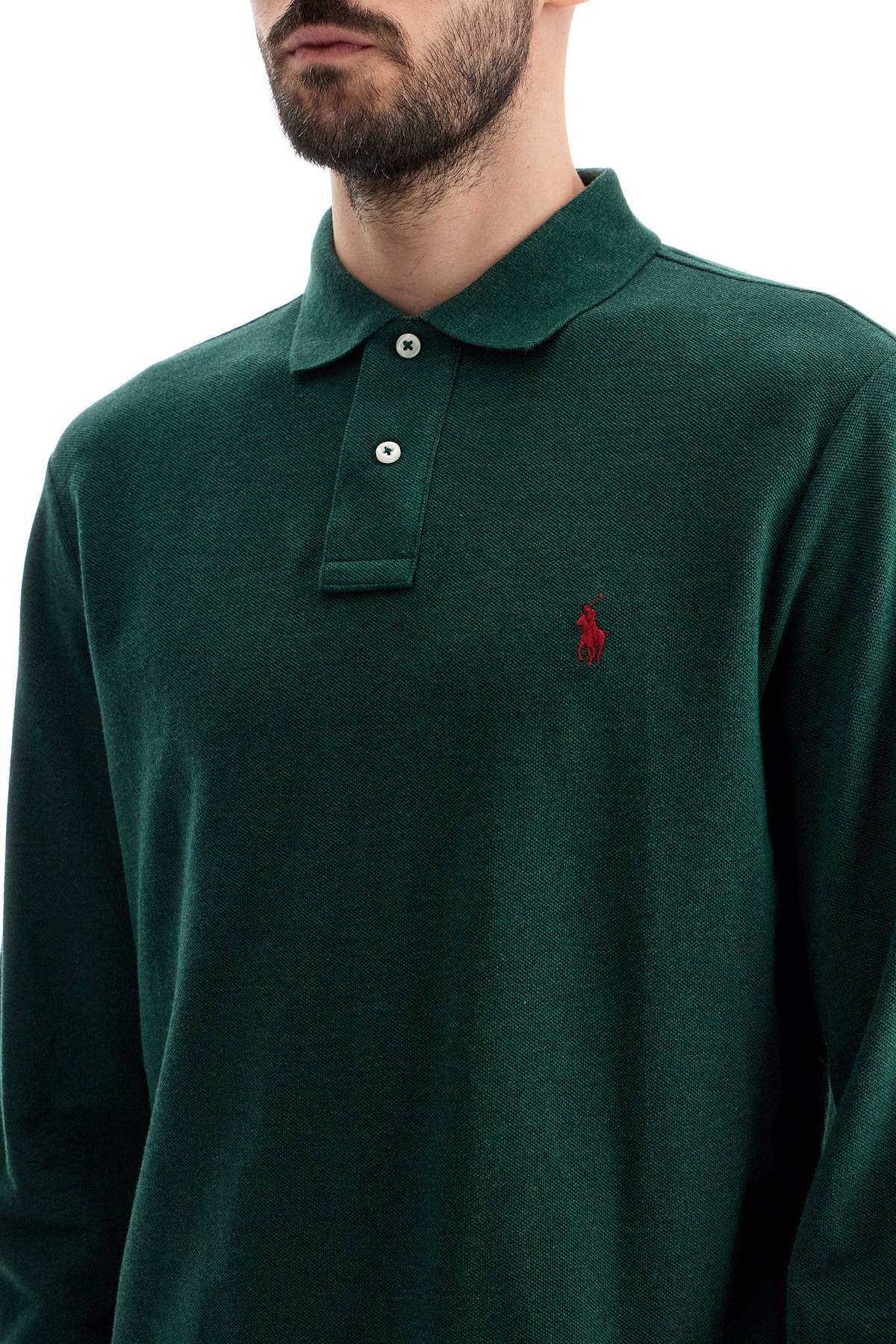 Polo Ralph Lauren custom slim fit long sleeve polo shirt - VivaceVenus