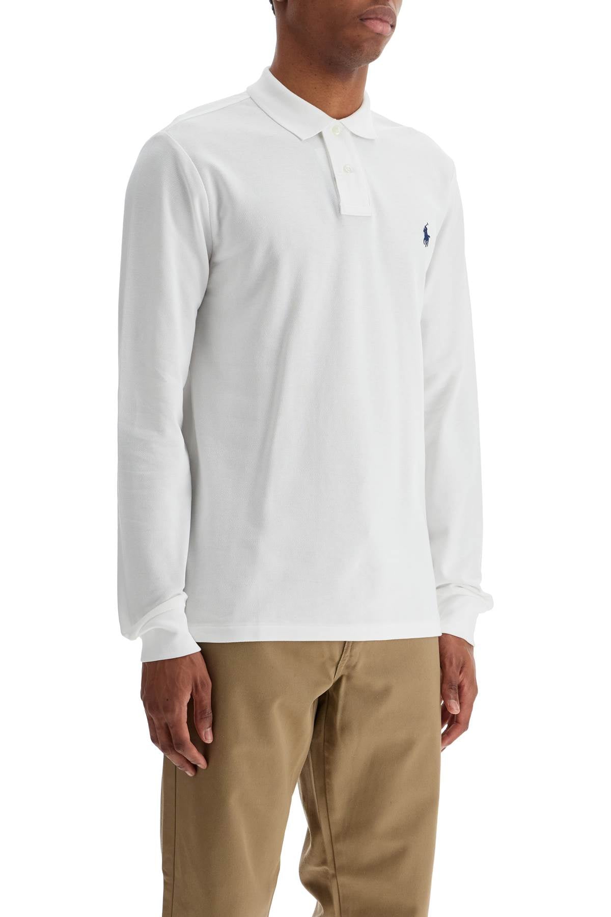 Polo Ralph Lauren slim fit long sleeve polo shirt