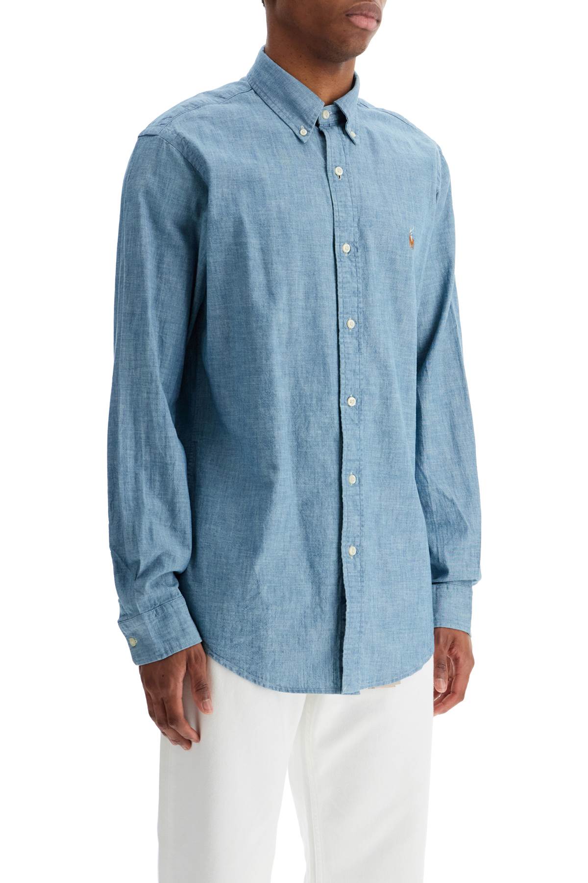 Polo Ralph Lauren custom fit shirt in chambray - VivaceVenus