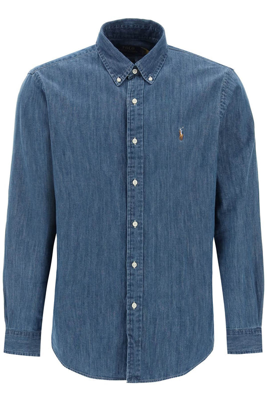 Polo Ralph Lauren custom fit shirt in lightweight denim - VivaceVenus