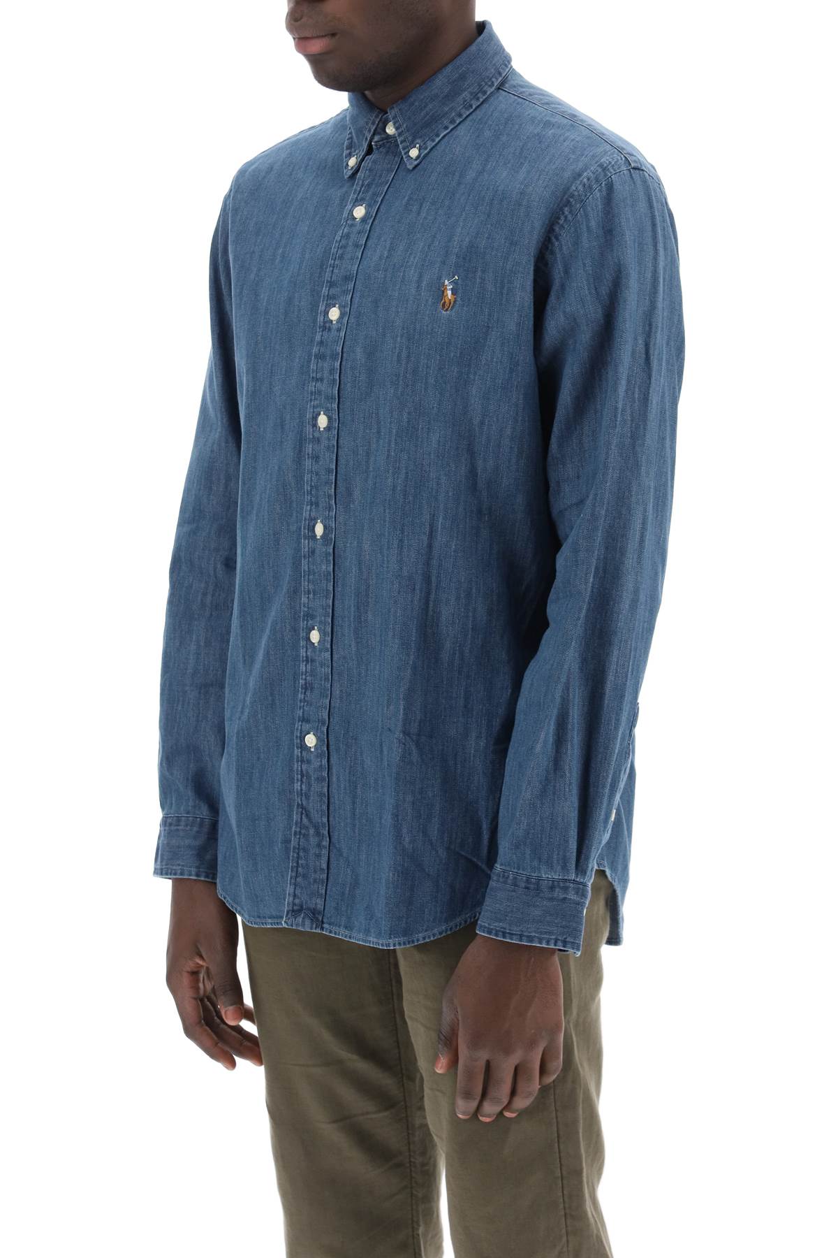 Polo Ralph Lauren custom fit shirt in lightweight denim - VivaceVenus