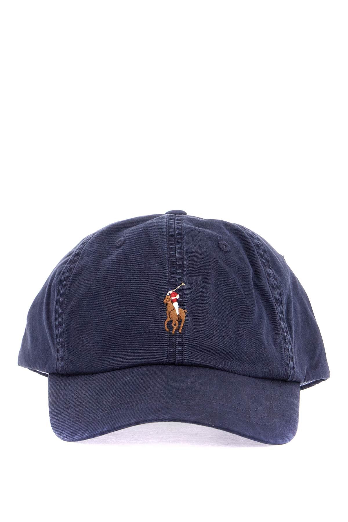 Polo Ralph Lauren dark blue cotton cap with curved brim - VivaceVenus