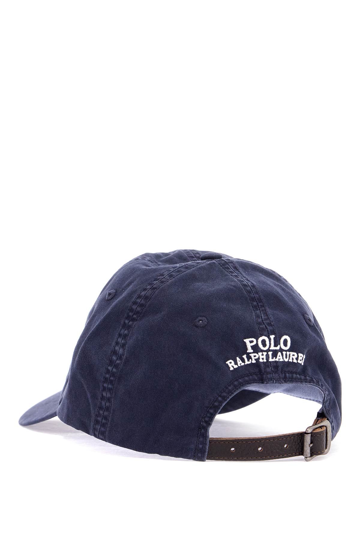 Polo Ralph Lauren dark blue cotton cap with curved brim - VivaceVenus