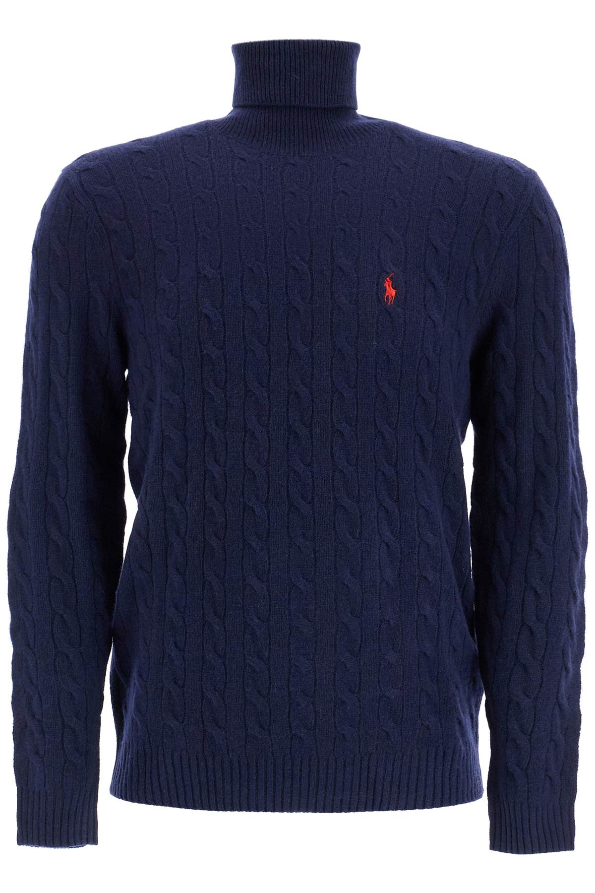 Polo Ralph Lauren high-neck wool and cashmere cable-knit pullover sweater - VivaceVenus