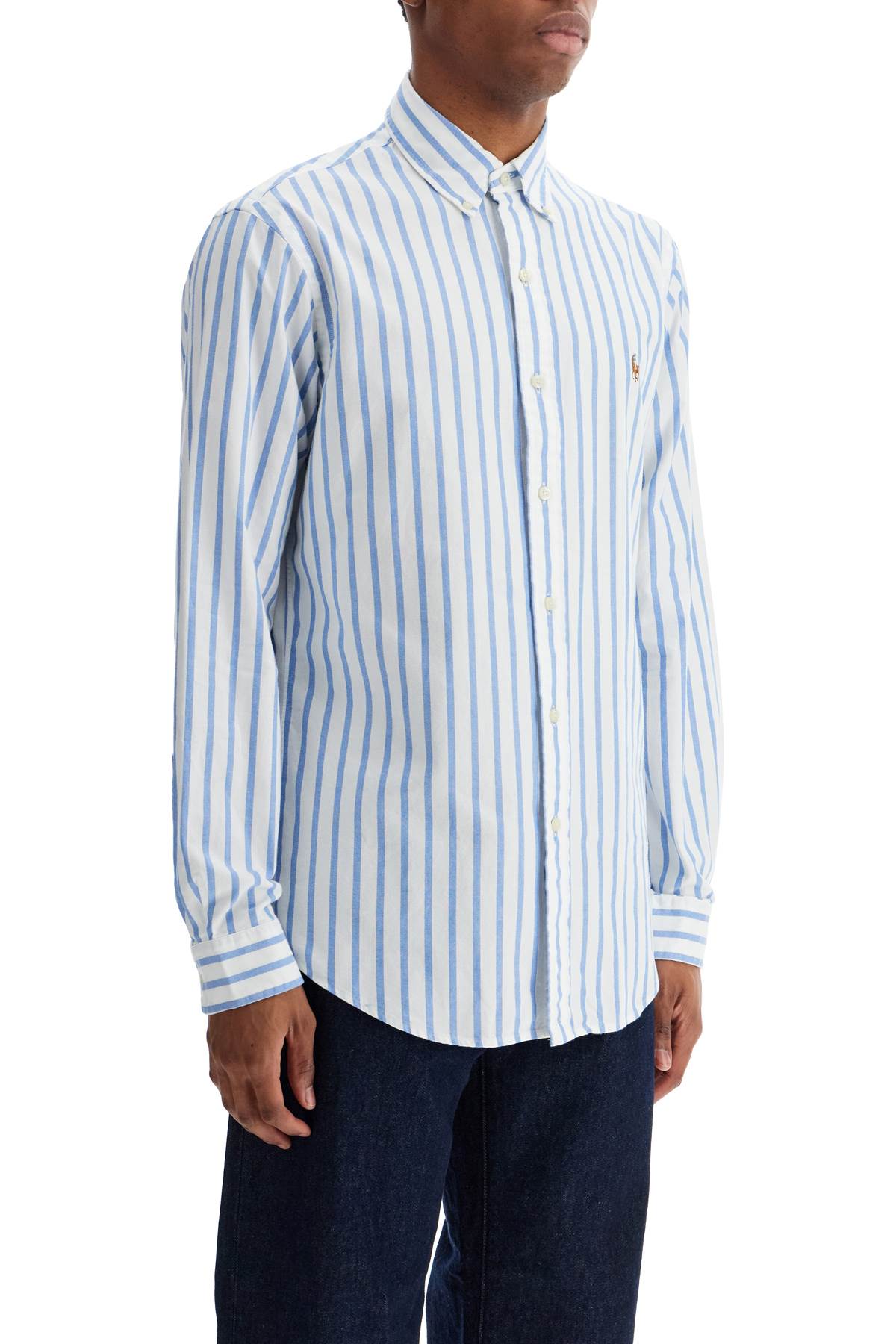 Polo Ralph Lauren custom fit shirt in striped oxford - VivaceVenus