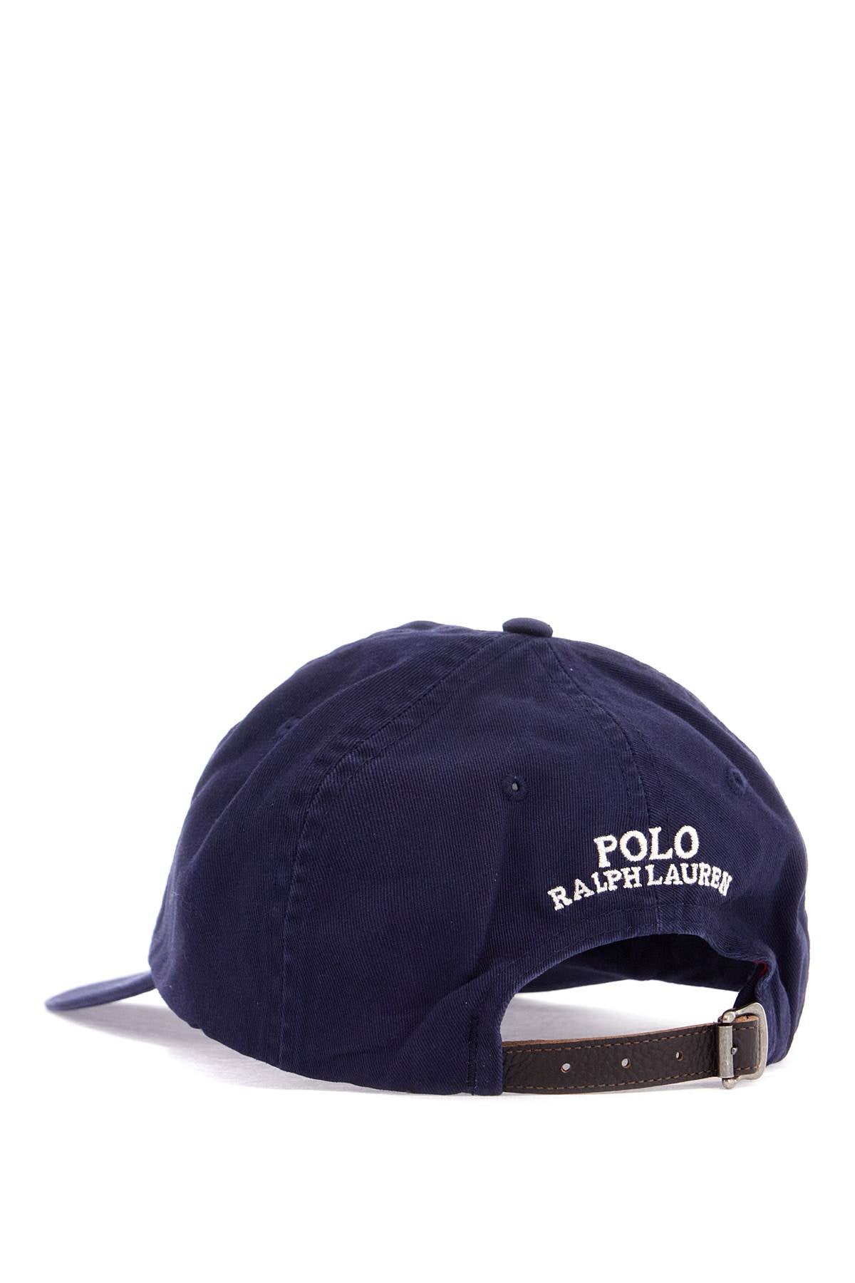 Polo Ralph Lauren navy blue cotton hat with bear embroidery - VivaceVenus