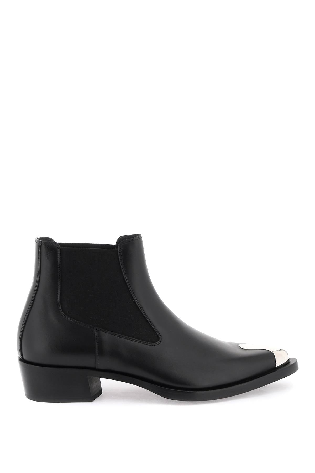 Alexander Mcqueen 'punk' chelsea ankle boots