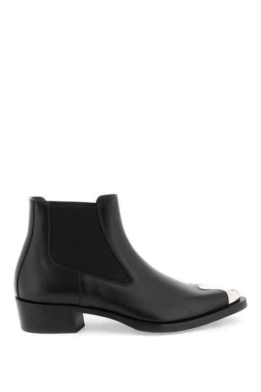 Alexander Mcqueen 'punk' chelsea ankle boots