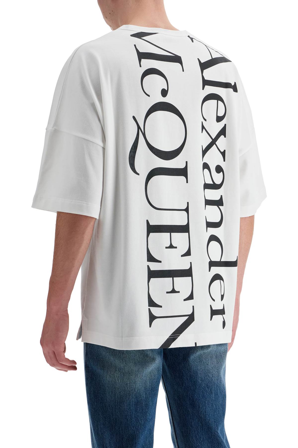 Alexander Mcqueen oversized logo t - VivaceVenus