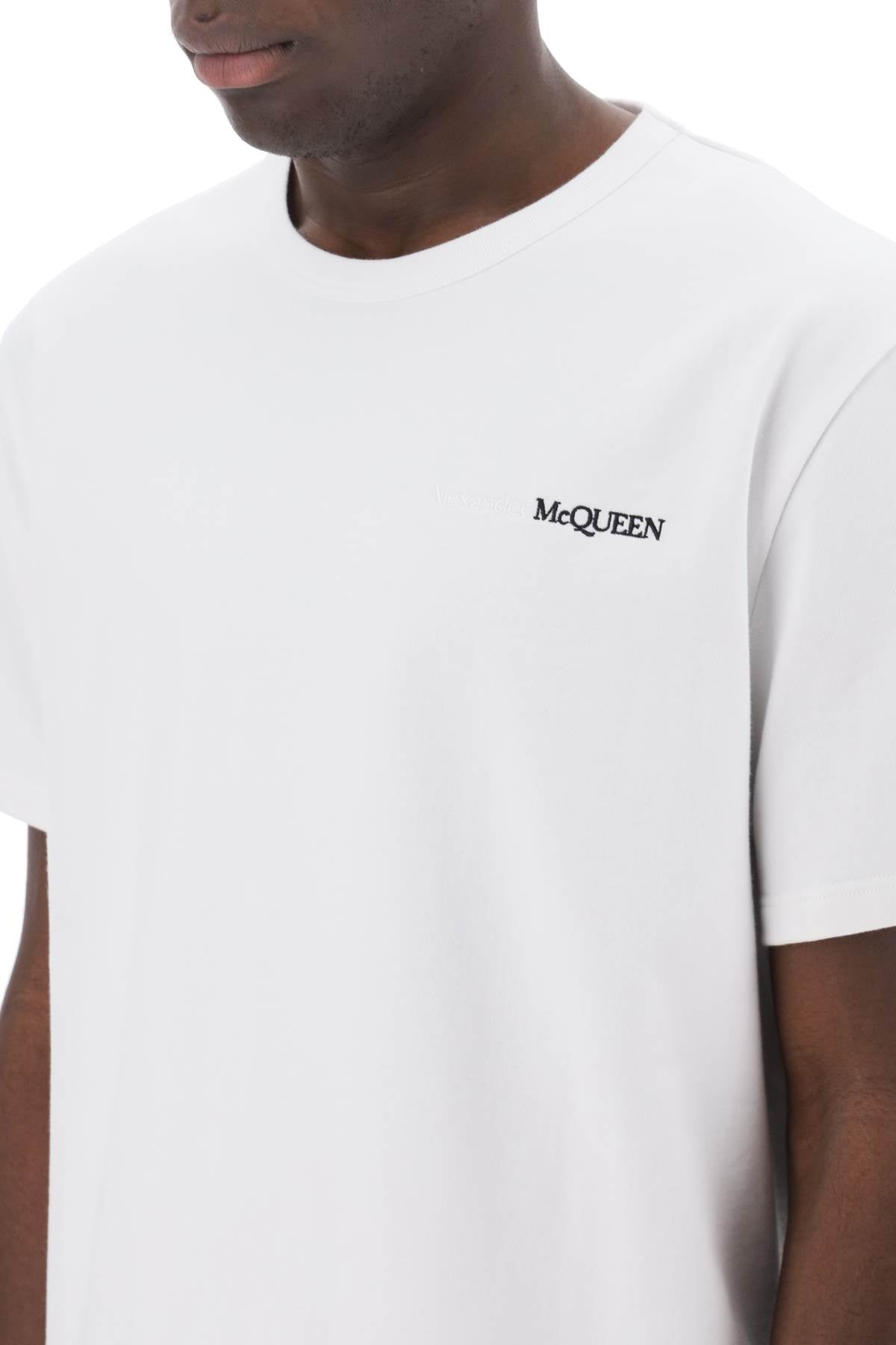 Alexander Mcqueen reflected logo t-shirt - VivaceVenus