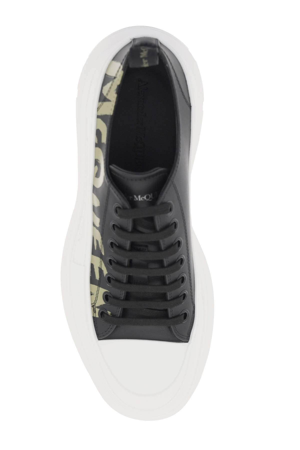 Alexander Mcqueen tread slick sneakers with graffiti logo