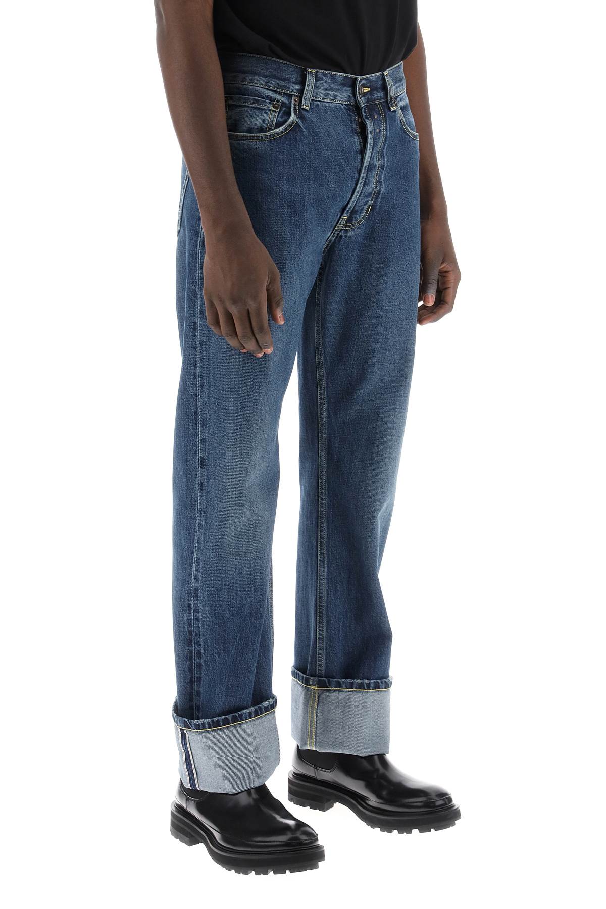 Alexander Mcqueen straight fit jeans in selvedge denim - VivaceVenus