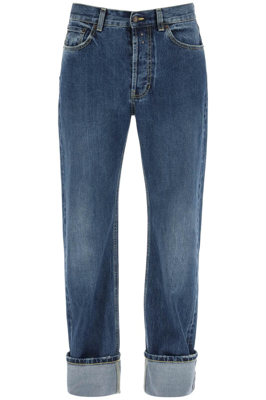 Alexander Mcqueen straight fit jeans in selvedge denim - VivaceVenus