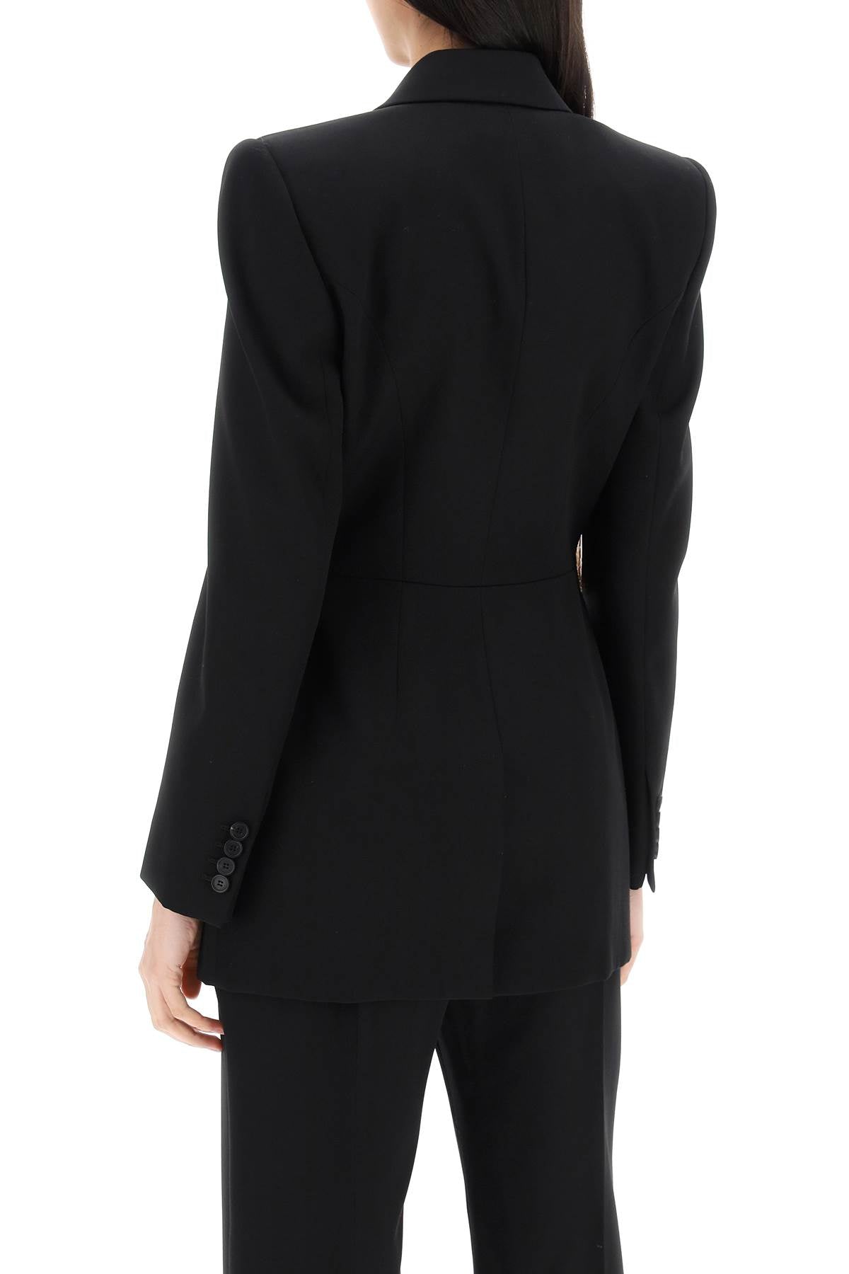 Alexander Mcqueen fitted jacket with bustier details - VivaceVenus