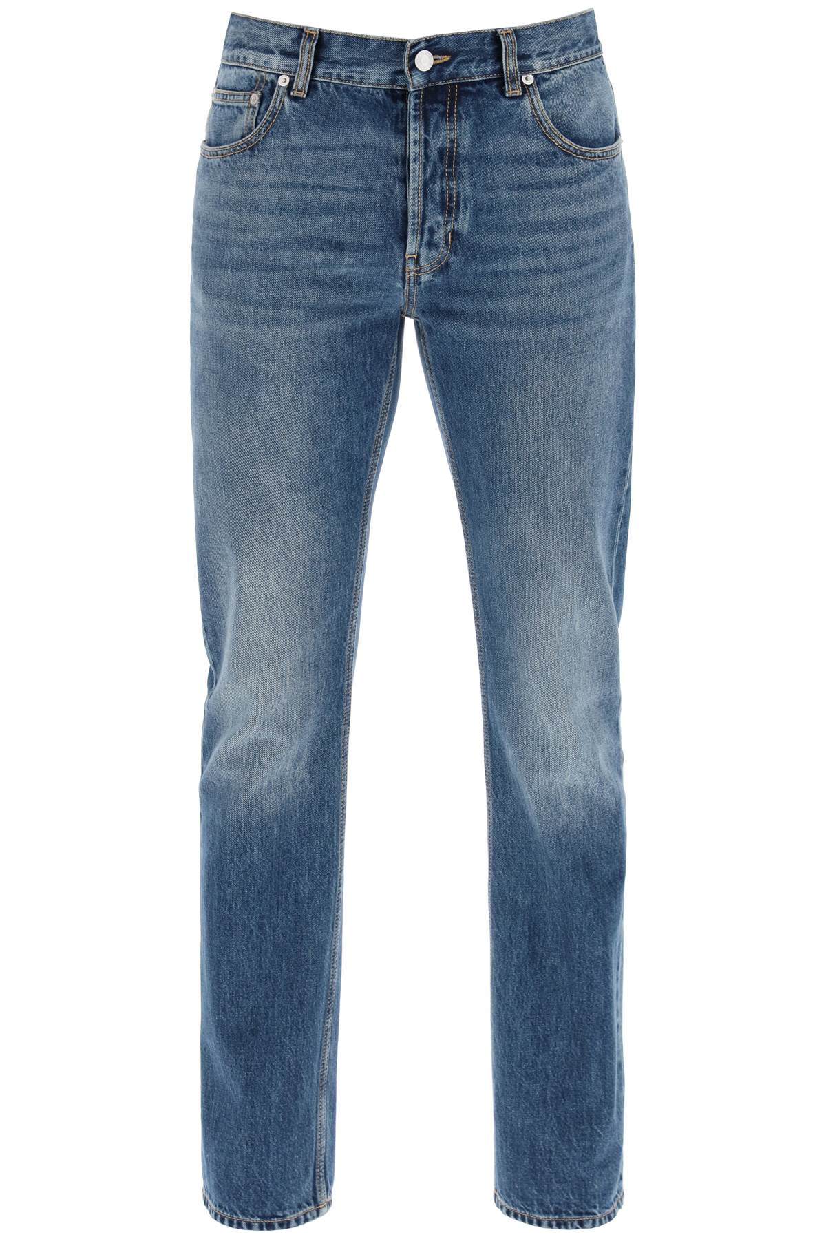 Alexander Mcqueen straight leg jeans with faux pocket on the back. - VivaceVenus