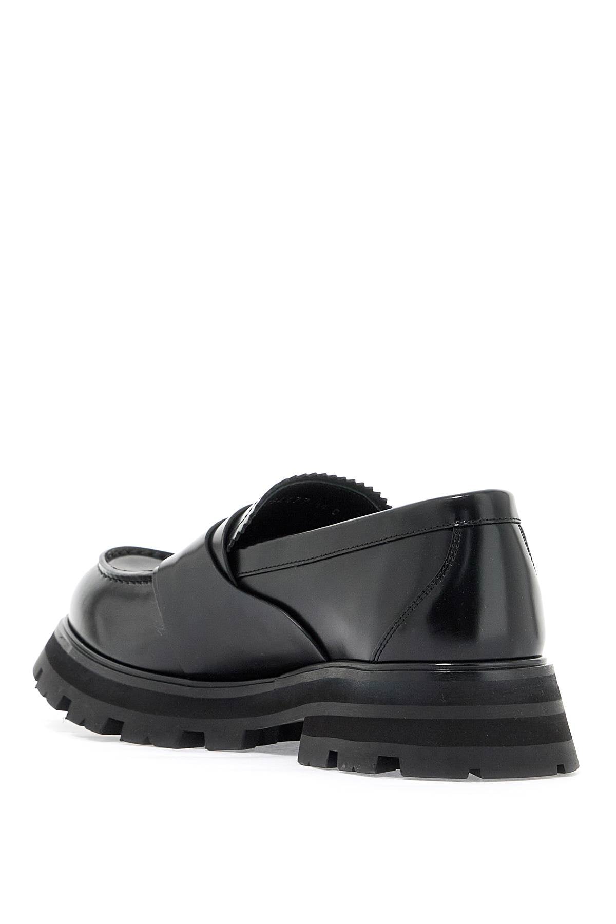 Alexander Mcqueen brushed leather wander loafers for - VivaceVenus