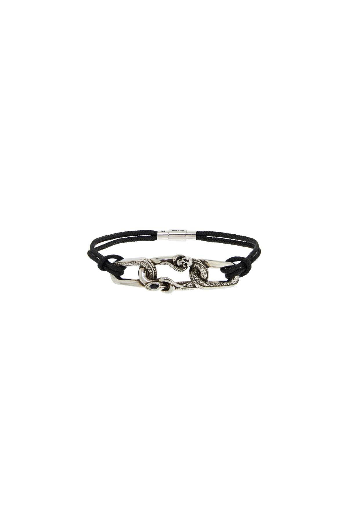 Alexander Mcqueen "snake and skull bracelet with intricate - VivaceVenus