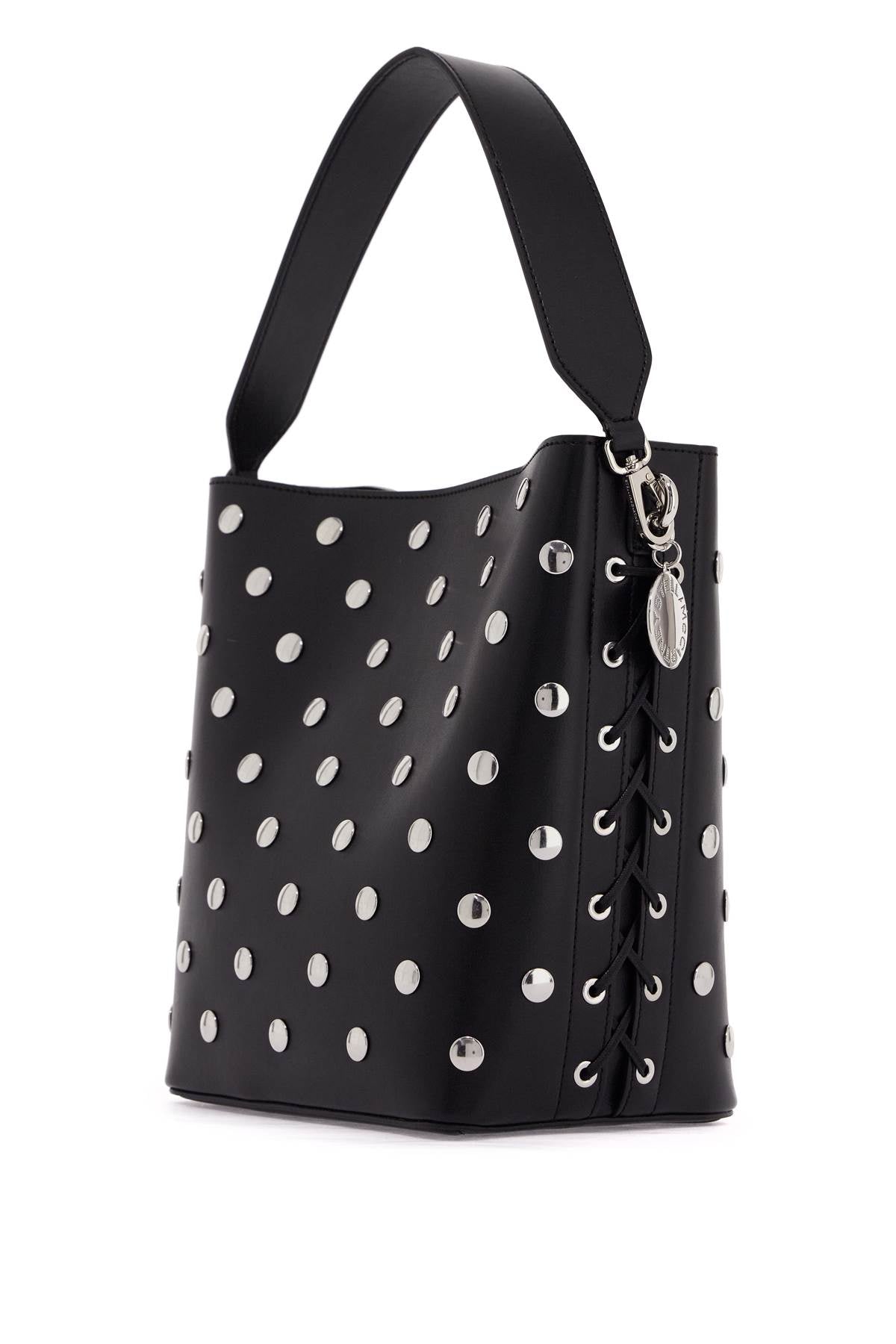 Stella McCartney large frayme bucket bag with studs - VivaceVenus