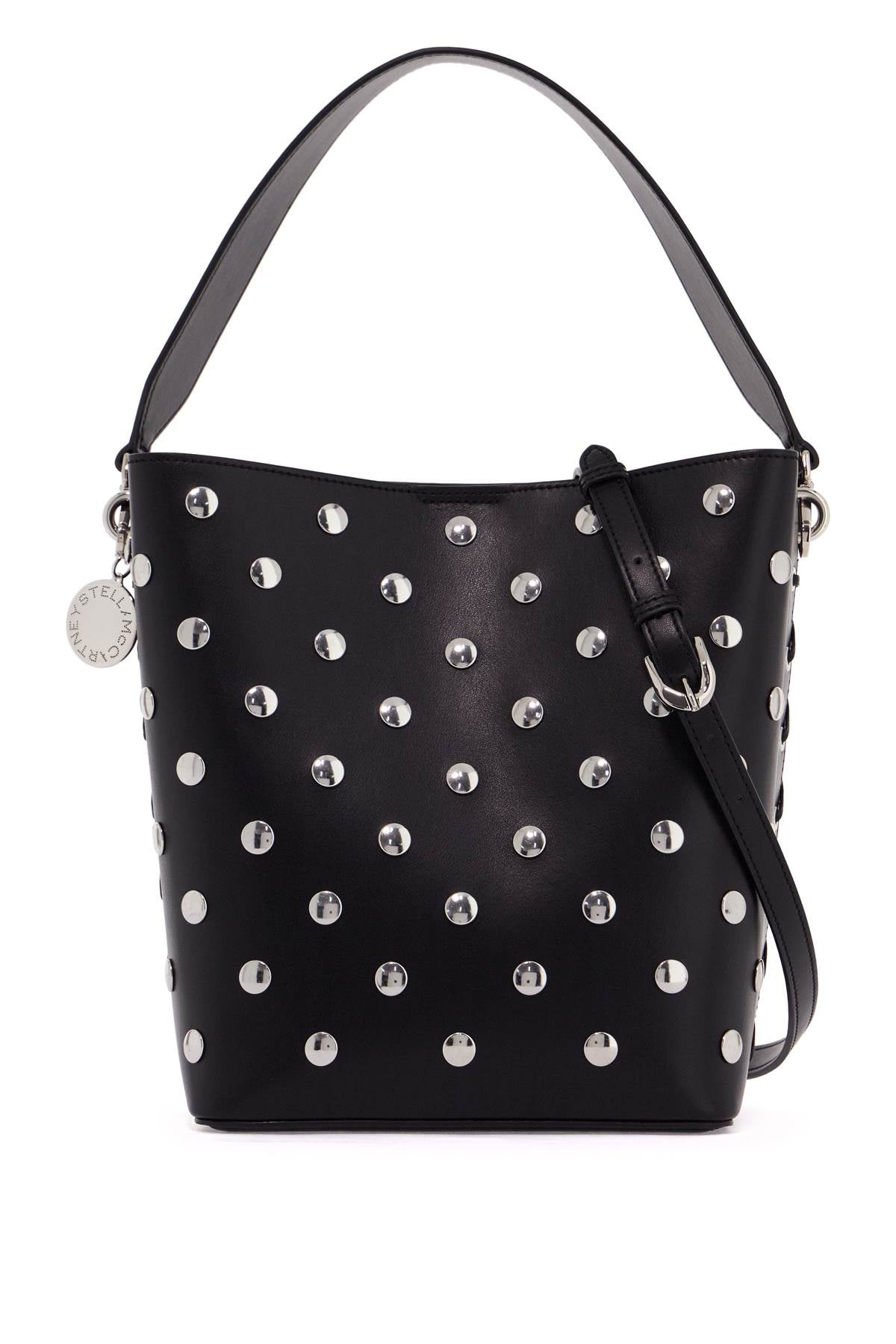 Stella McCartney large frayme bucket bag with studs - VivaceVenus