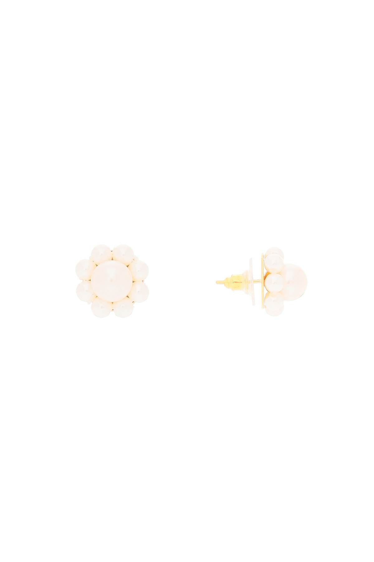 Simone Rocha Earrings With Pearls   White