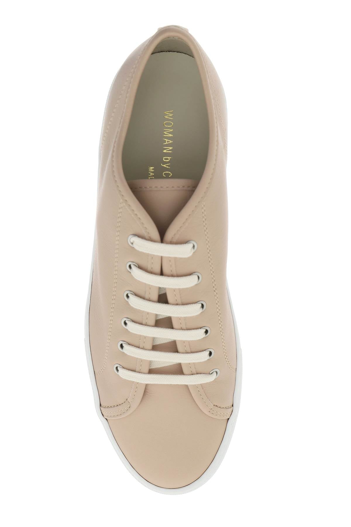 Common Projects Leather Tournament Low Super Sneakers   Rosa