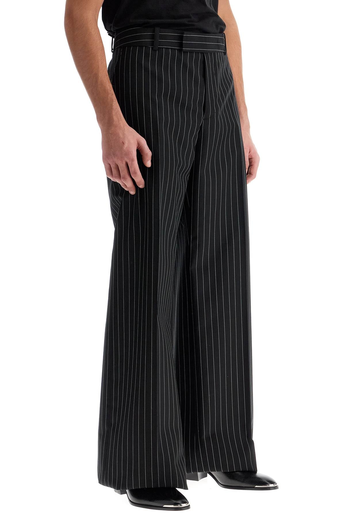 Alexander Mcqueen low-waisted pinstripe - VivaceVenus