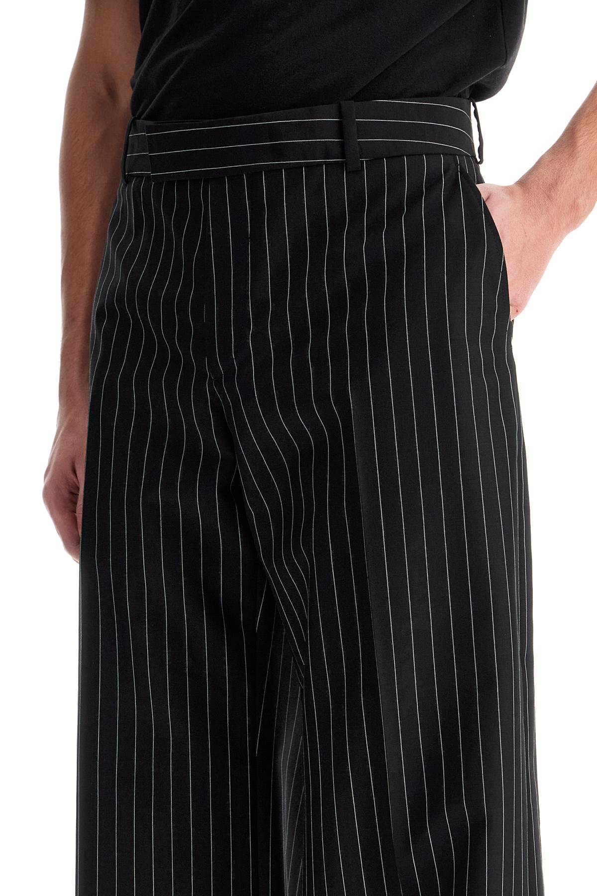 Alexander Mcqueen low-waisted pinstripe - VivaceVenus