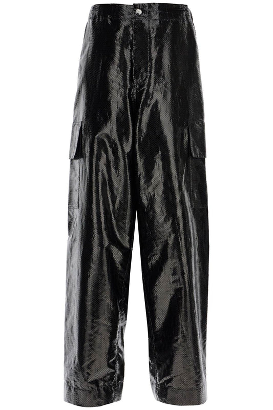 Alexander Mcqueen cargo canvas tarred trousers in - VivaceVenus