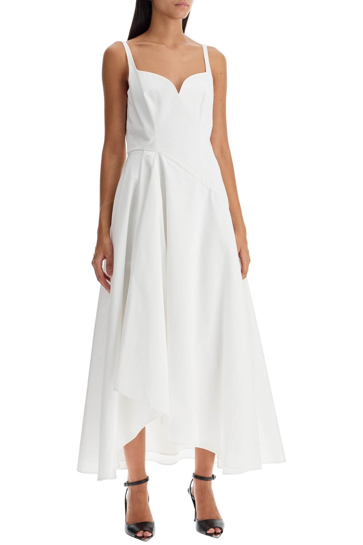 Alexander Mcqueen midi dress with sweetheart neckline - VivaceVenus