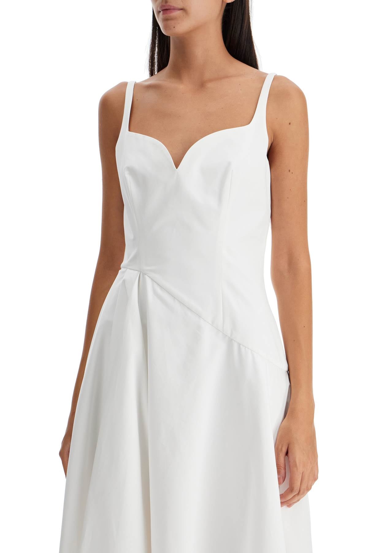 Alexander Mcqueen midi dress with sweetheart neckline - VivaceVenus