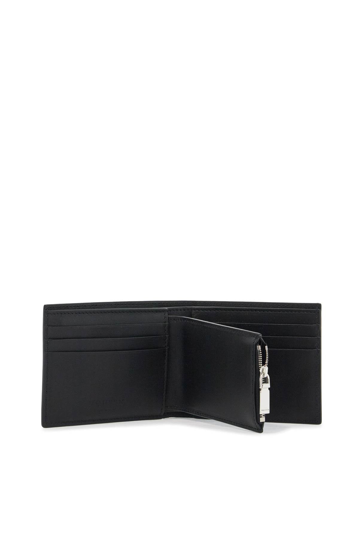 Alexander Mcqueen leather bifold wallet with - VivaceVenus