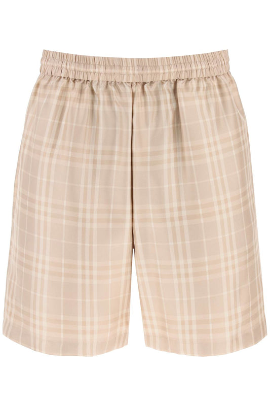 Burberry tartan silk shorts - VivaceVenus