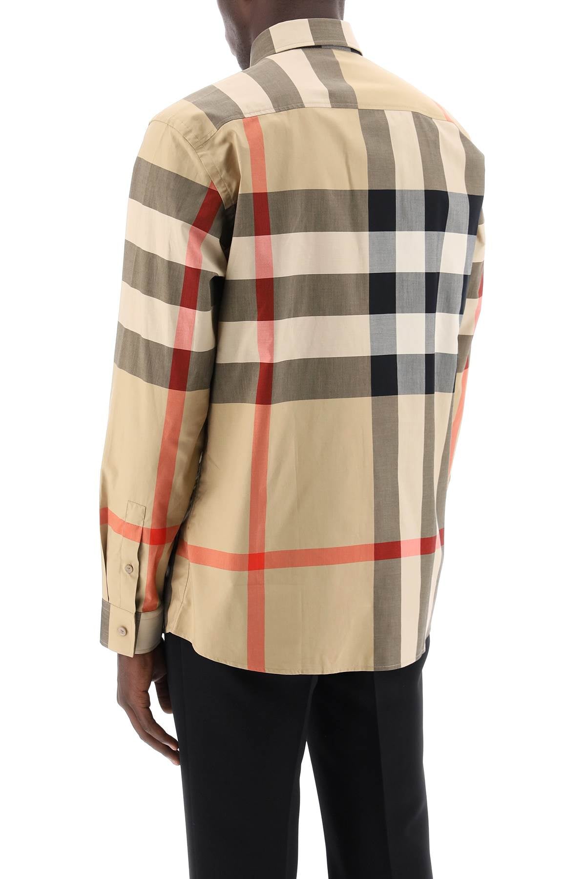 Burberry long sleeve summerton shirt - VivaceVenus