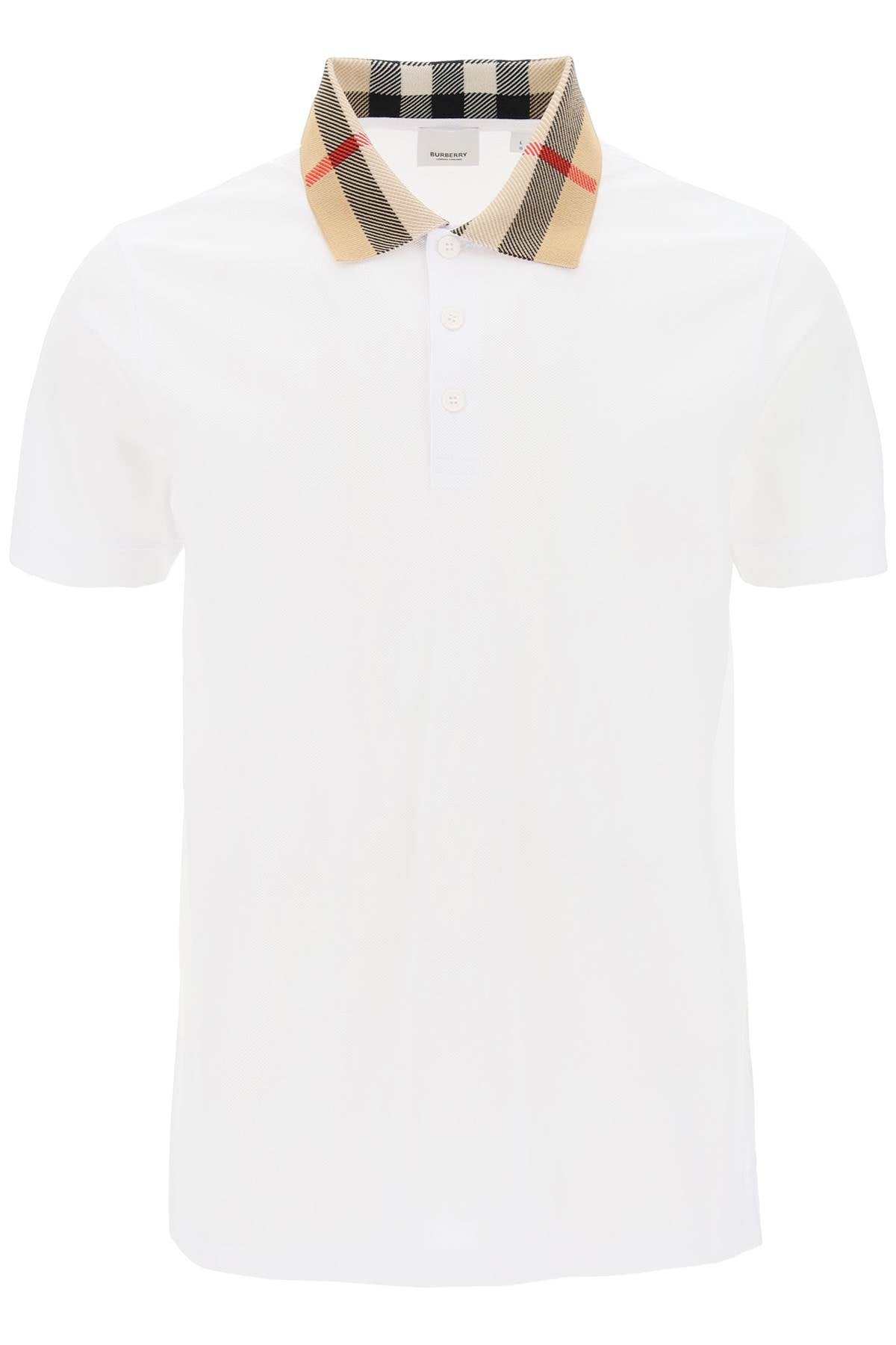 Burberry check collar cody polo shirt - VivaceVenus